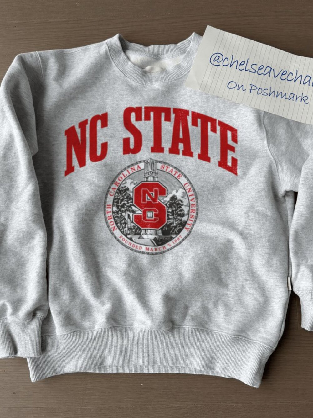 Vintage NC State Wolfpack Football Sweatshirt, North Carolina State University